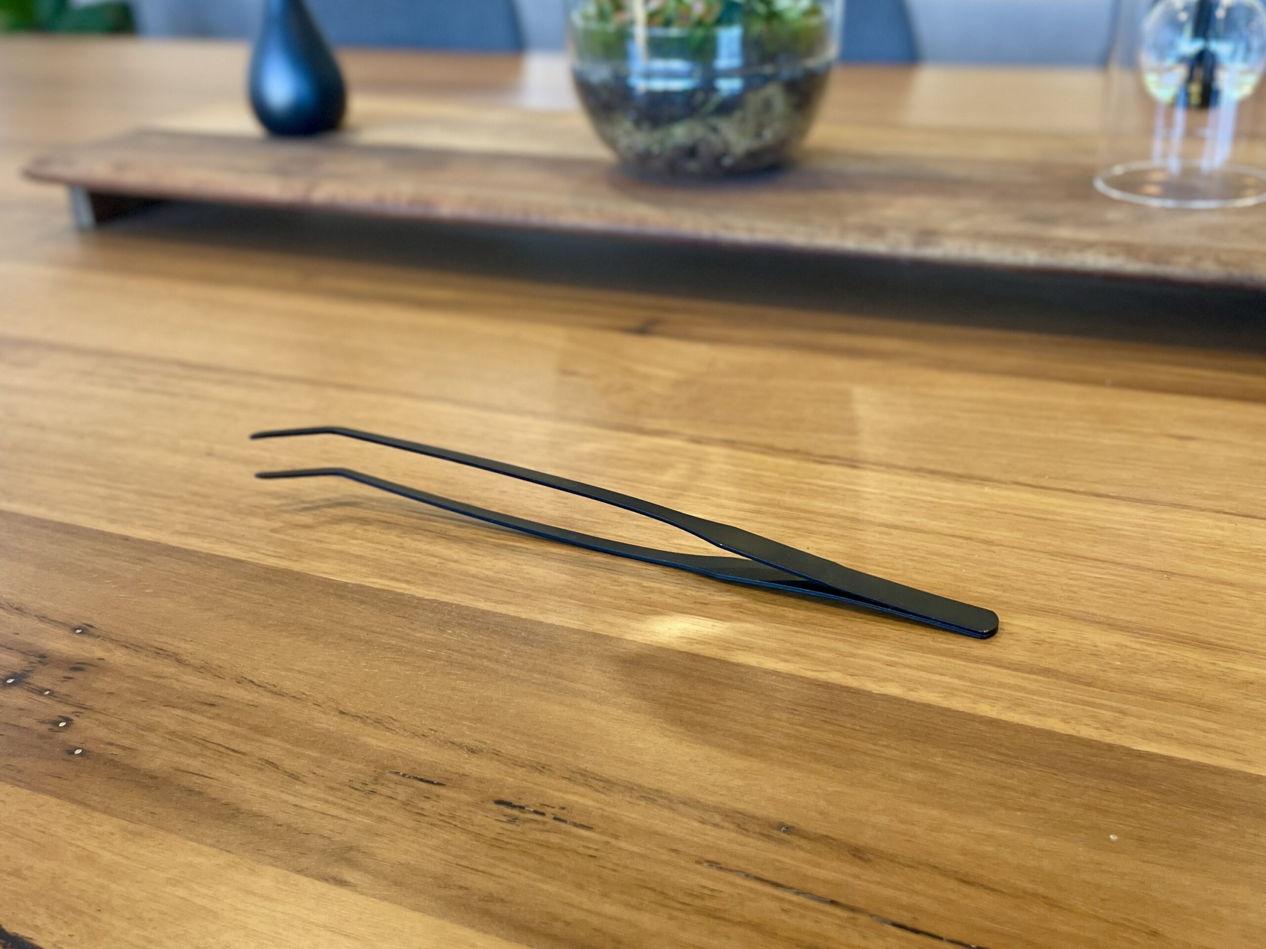 Black Stainless Steel Tweezers